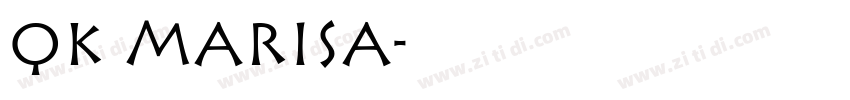 QK Marisa字体转换